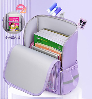 Ba lô học sinh tiểu học phong cách mới có hình dễ thương, bảo vệ cột sống cho các em học sinh tiểu học, ba lô nhẹ dung tích lớn, tiện dụng cho bé - HS1318