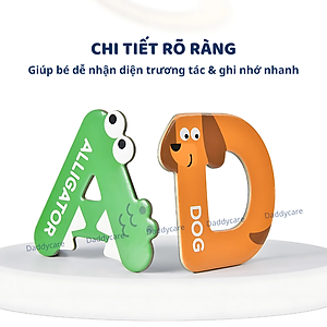 Bảng chữ cái tiếng anh và bảng số nam châm cho bé Mideer Letter Magnets - Number Magnets, Đồ chơi cho bé 3,4,5,6 tuổi