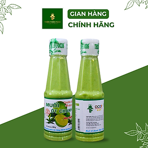 Combo 6 Chai Muối Ớt Chanh Nha Trang Thiên Thiên Food 250gr (Xanh - Đỏ)