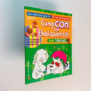 Sách Trọn bộ 10 cuốn Cùng con rèn thói quen tốt: Cuộc sống + Lao động + Đạo đức + Lễ phép + Ăn uống + Vệ sinh + An toàn + Sức khỏe + Hành vi + Tính cách