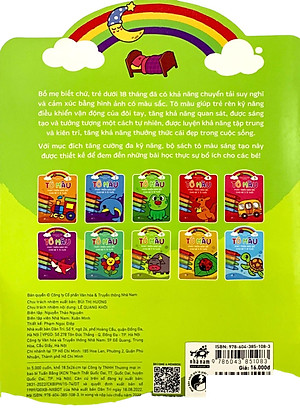 Tô Màu Phát Triển Não Bộ Cho Bé 1-5 Tuổi - Tập 8