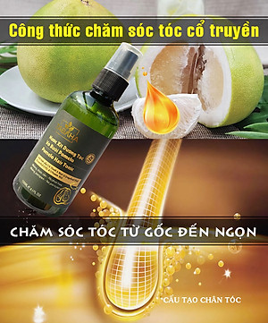 Tinh dầu bưởi dưỡng tóc Pomelo Tabaha 120ml giúp giảm rụng tóc cho mẹ sau sinh