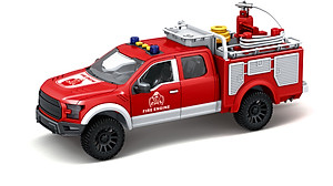 TOYSTAR-666-88P Mô hình xe cứu hoả cứu hộ, Xe Ô Tô Đồ Chơi Cho Trẻ Em