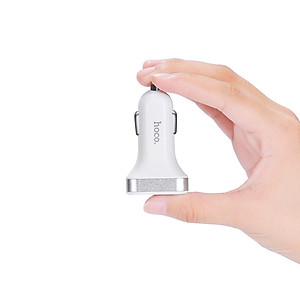 Tẩu Sạc Oto Hoco Z3 - 2 Cổng ra - Củ Sạc Điện Thoại Trên oto Chính Hãng