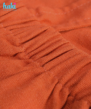 Bộ romper linen lưng chun cho bé trai bé gái Haki BL001, bộ body cho bé, baby bodysuit, set áo liền quần cho bé từ 6-13kg