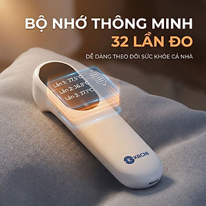 Máy Đo Nhiệt Kế Kachi JXB-315 Cảm Biến Hồng Ngoại có chứng nhận FDA Mỹ
