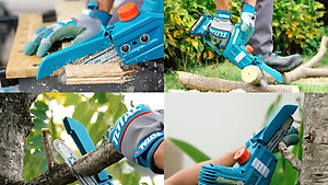 MÁY CƯA XÍCH MINI DÙNG PIN 20V (KHÔNG BAO GỒM PIN VÀ SẠC) TOTAL TGSLI2068 - HÀNG CHÍNH HÃNG