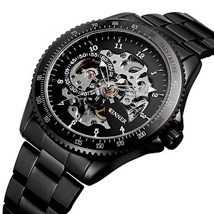 Đồng hồ nam WINNER 010 Đồng hồ cơ bán tự động Hiển thị thời gian Thời trang Thông thường Dây đeo bằng thép không gỉ 