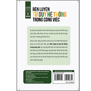 Sách Rèn Luyện Tư Duy Hệ Thống Trong Công Việc