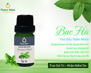 Tinh Dầu Bạc Hà Peace Mass Dùng Cho Máy Khuếch Tán 10ml