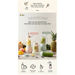 Máy xay sinh tố Bear LLJ-C04W1 (BL-4H04M) 150W - Hàng chính hãng