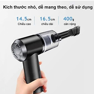 Máy hút bụi cầm tay mini không dây máy hút bụi lực mạnh hút bụi ô tô, máy tính Làm Sạch