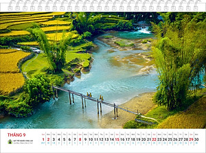 Lịch bàn Phong Cảnh Vùng Cao 2024 Cơm Có Thịt - Quỹ Trò Nghèo Vùng Cao