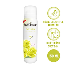 Xịt khử mùi toàn thân Enchanteur Delightful (150ml)