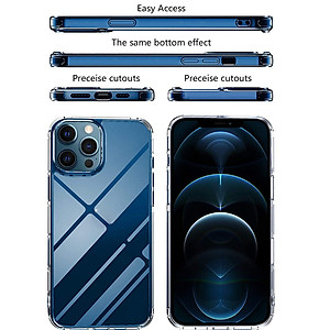 Ốp lưng dẻo silicon trong suốt cho iPhone 12 / iPhone 12 Pro (6.1 inch) hiệu Ultra Thin (siêu mỏng 0.6mm, chống trầy, chống bụi) - Hàng nhập khẩu