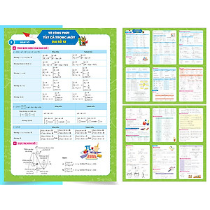 Sách Tờ Công Thức Toán 12 - Tất Cả Trong Một (Đại số và Hình học)