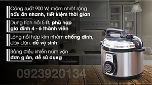 Nồi áp suất điện  Philips HD2103/66 - Hàng chính hãng