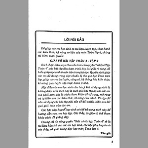 Sách Giải Vở Bài Tập Toán 4 - Tập 2