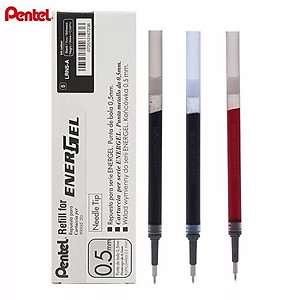 Ruột Bút Ký Nhật Bản Pentel LRN5 | Ngòi 0.5mm | Ngòi Bút Pentel Energel Chính Hãng | 3 Màu Mực