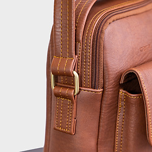 Túi Trita ( Thời trang nam phối ngăn - Túi đeo chéo da RTN3 )