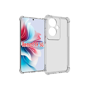 Ốp lưng cho Oppo Reno 11 5G | Reno 11F 5G dẻo trong TPU chống sốc 4 góc cạnh ( Hàng chính hãng)