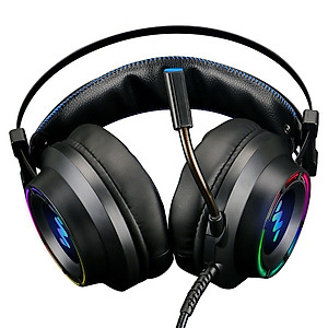 Tai nghe gaming Wangming WM9800 7.1 USB LED (Đen) - Hàng nhập khẩu