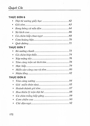 Sách Thực Đơn Đãi Tiệc