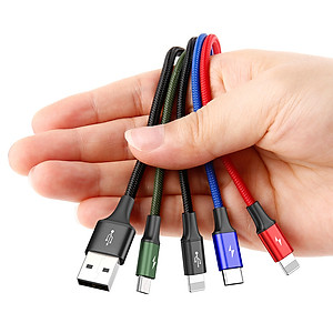 Dây Cáp Sạc Truyền Dữ Liệu Tốc Độ Cao 3.5A  4 In 1 Baseus - Hàng chính hãng 