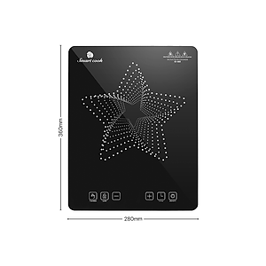 Bếp Từ Đơn Elmich Smartcook ICS-3869 (Công Suất 2100W, Điều Khiển Cảm Ứng, Mặt Kính Ceramic Cường Lực, Chống Sốc Nhiệt) - Hàng Chính Hãng