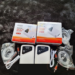 Máy sủi tích điện Kaokui AC / DC Mini Air Pump 1 2 vòi bể cá tép thủy sinh