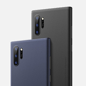 Ốp lưng nhám siêu mỏng 0.3mm cho Samsung Galaxy Note 10 Plus hiệu Memumi có gờ bảo vệ camera - Hàng nhập khẩu