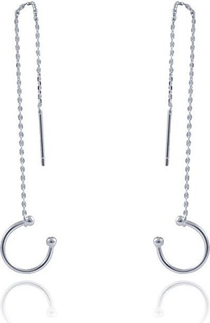 Bông tai dáng dài xu thế trang sức mỏng cách điệu