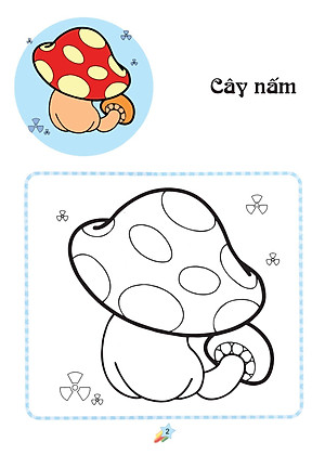 Sách 123 Nào Ta Tô Màu! - Rau Xanh