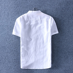 Áo sơ mi nam ngắn tay cổ trụ thời trang SITAKI vải siêu chất SM801