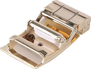 Đầu Khóa Da Cá Sấu 4 Phân Đầu Vàng Huy Hoàng HT9221 - Đen