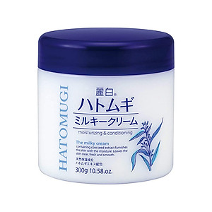 Kem Dưỡng Hatomugi Chiết Xuất Ý Dĩ Làm Sáng Da 300g Moisturizing Conditioning The Milky Cream