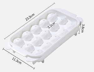 Khuôn làm đá hình tròn có nắp đậy HENRYSA - Chính hãng