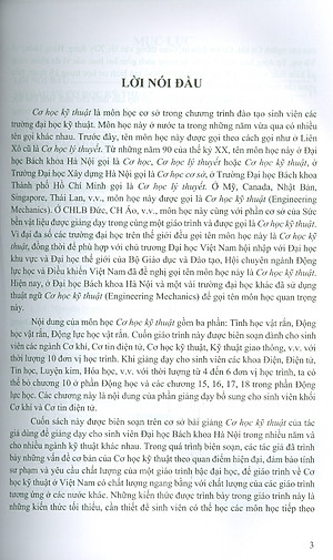 Cơ Học Kỹ Thuật (Engineering Mechanics) - Giáo trình dùng cho sinh viên Đại học Bách khoa Hà Nội và các trường Đại học, Cao đẳng kỹ thuật