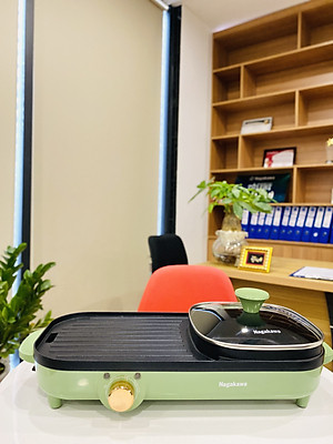 Bếp lẩu nướng điện đa năng Nagakawa NAG3104 (1500W) - Hàng chính hãng