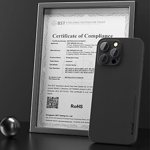 Ốp lưng nhám siêu mỏng 0.3mm cho iPhone 15, 15 Plus, 15 Pro, 15 Pro Max hiệu Memumi Slim - mặt lưng chống trượt, chống bám bẩn - Hàng nhập khẩu