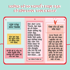 Bộ Bài Tình Yêu Game Card Lovetouch - Love card game, board games, bài cho cặp đôi, bài thấu hiểu [Kim Ngọc Thuỷ]