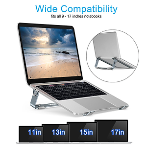 Giá Đỡ Tản Nhiệt Dành Cho Macbook, Laptop Từ 9 Đến 17 Inch Khung Nhôm Cao Cấp CHOETECH H033 - Hàng Chính Hãng