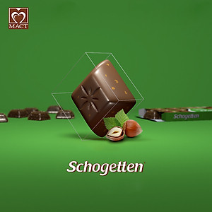 Sôcôla Thanh 13 Vị Schogetten - Hạt Dẻ - 100g