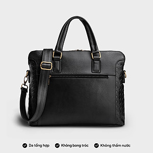 Cặp Công Sở Lata ( Thời trang nam basic đựng laptop 14,6 inch - Cặp da CA28 )