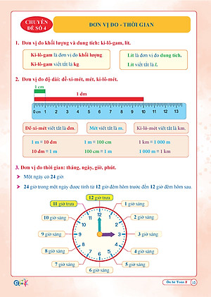 Ôn Hè Toán 2 (Dành Cho Học Sinh Lớp 2 Lên Lớp 3)