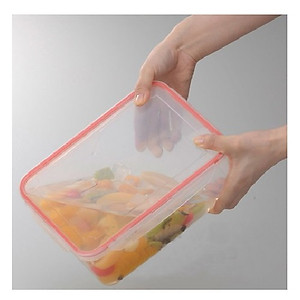 Hộp nhựa đựng thực phẩm Inomata 1,3 lít - Có khóa nắp 4 chiều