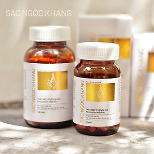 Viên uống đẹp da - chống lão hóa - nám sạm tàn nhan Sắc Ngọc Khang Vi Tảo Lục Hộp 180 Viên