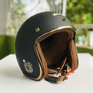 Mũ Bảo Hiểm 3/4 RONA R8 Freesize Vòng Đầu 55-59cm - Hàng Chính Hãng