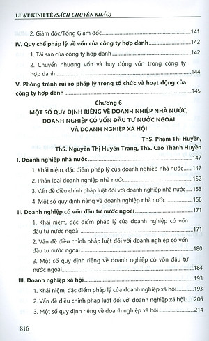 Luật Kinh Tế (Tái bản lần thứ nhất, có sửa đổi, bổ sung) - Sách chuyên khảo