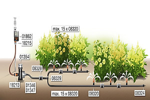 Bộ 2 cút nối chữ T 1/2" (13mm) Gardena 08329-20